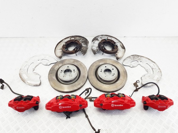 Суппорт передний левый kia stinger