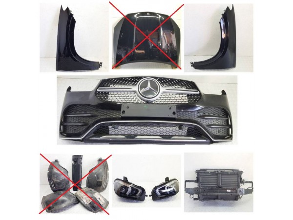 Передняя часть (ноускат) в сборе mercedes gle w167