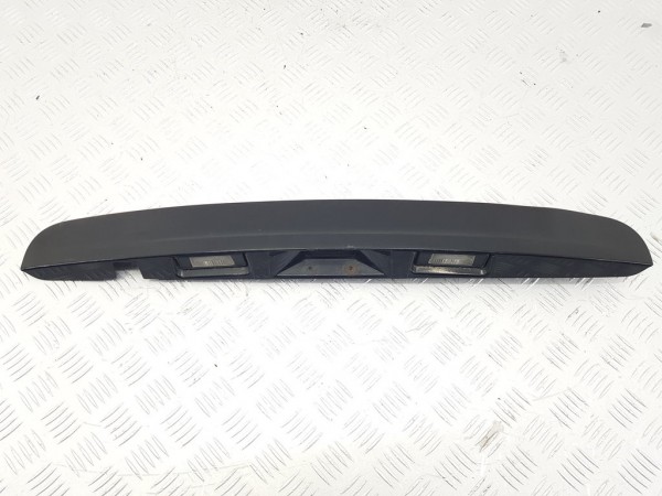 Накладка подсветки номера nissan qashqai