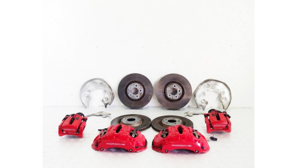 Комплект тормозов (диски и суппорта) porsche macan